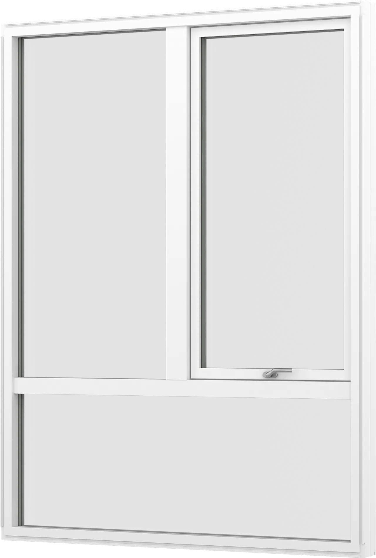 Vindu fk 96 (1,2) 9x12 fastkarm tre hvit