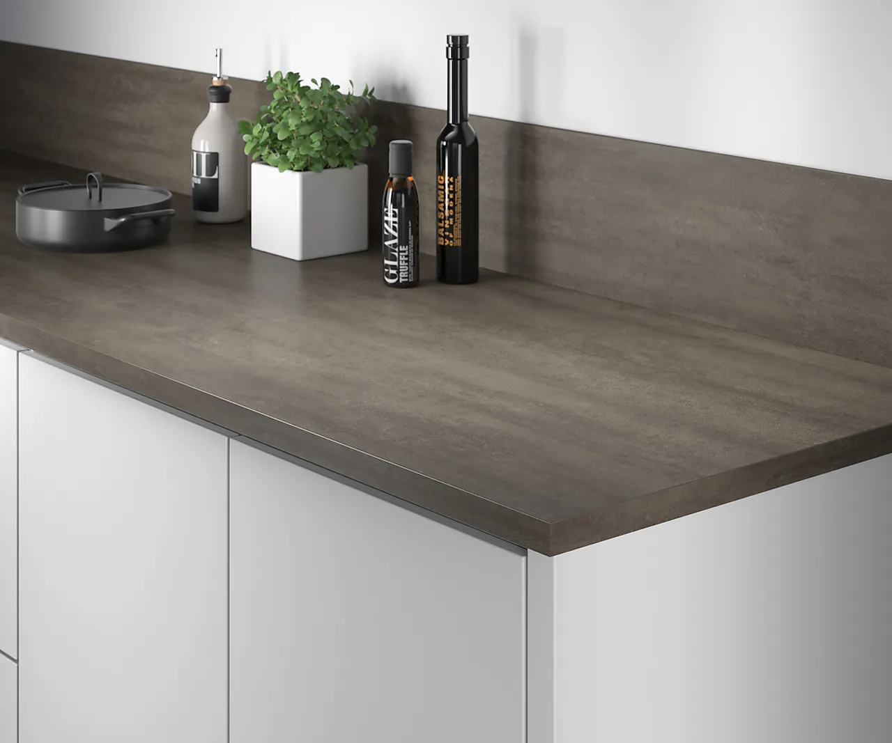 Benkeplate laminat mørk betong 29x3020x610 mm null - null - 3 - Miniatyr