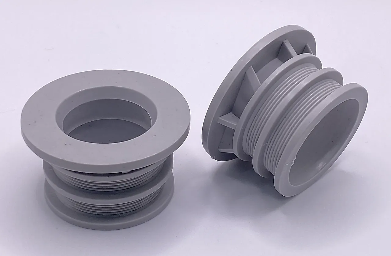 Drinkappe for rør 22/26 mm lys grå