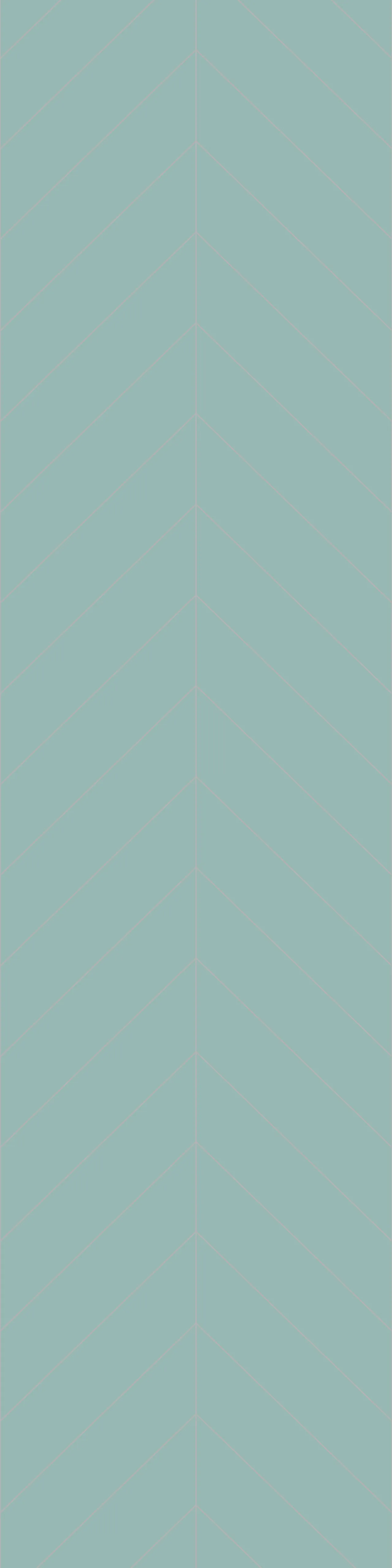 Fibo baderomsplate Aqua Mint Chevron 10x620x2400mm null - null - 2 - Miniatyr