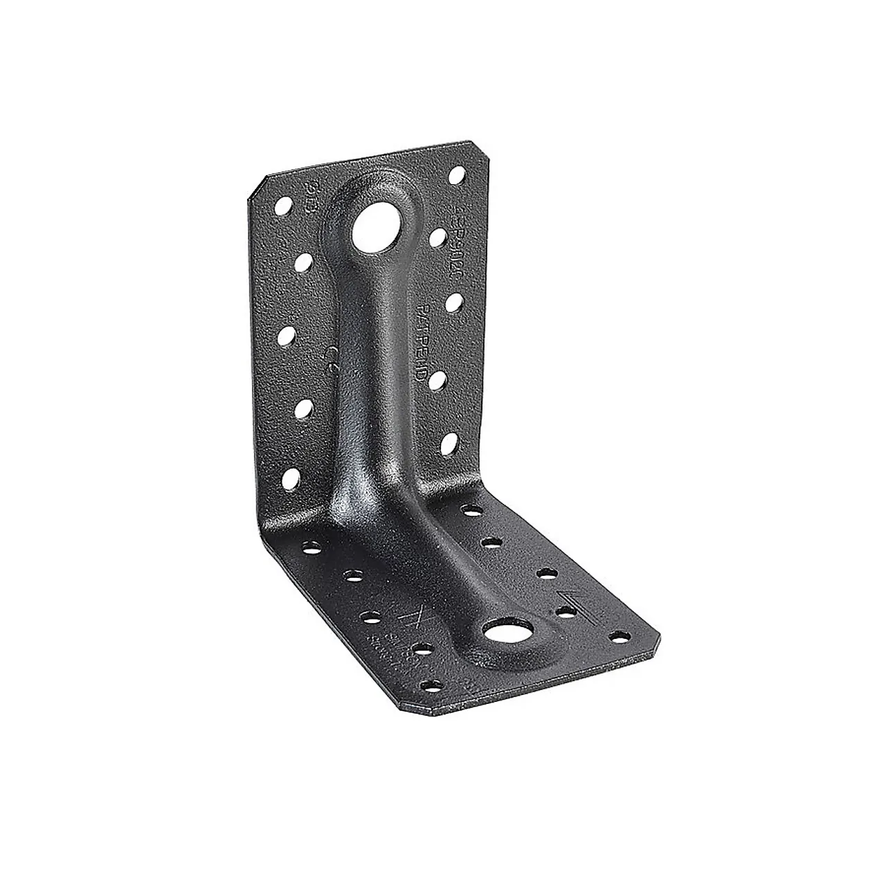 Vinkelbeslag sort 88x88x65 mm