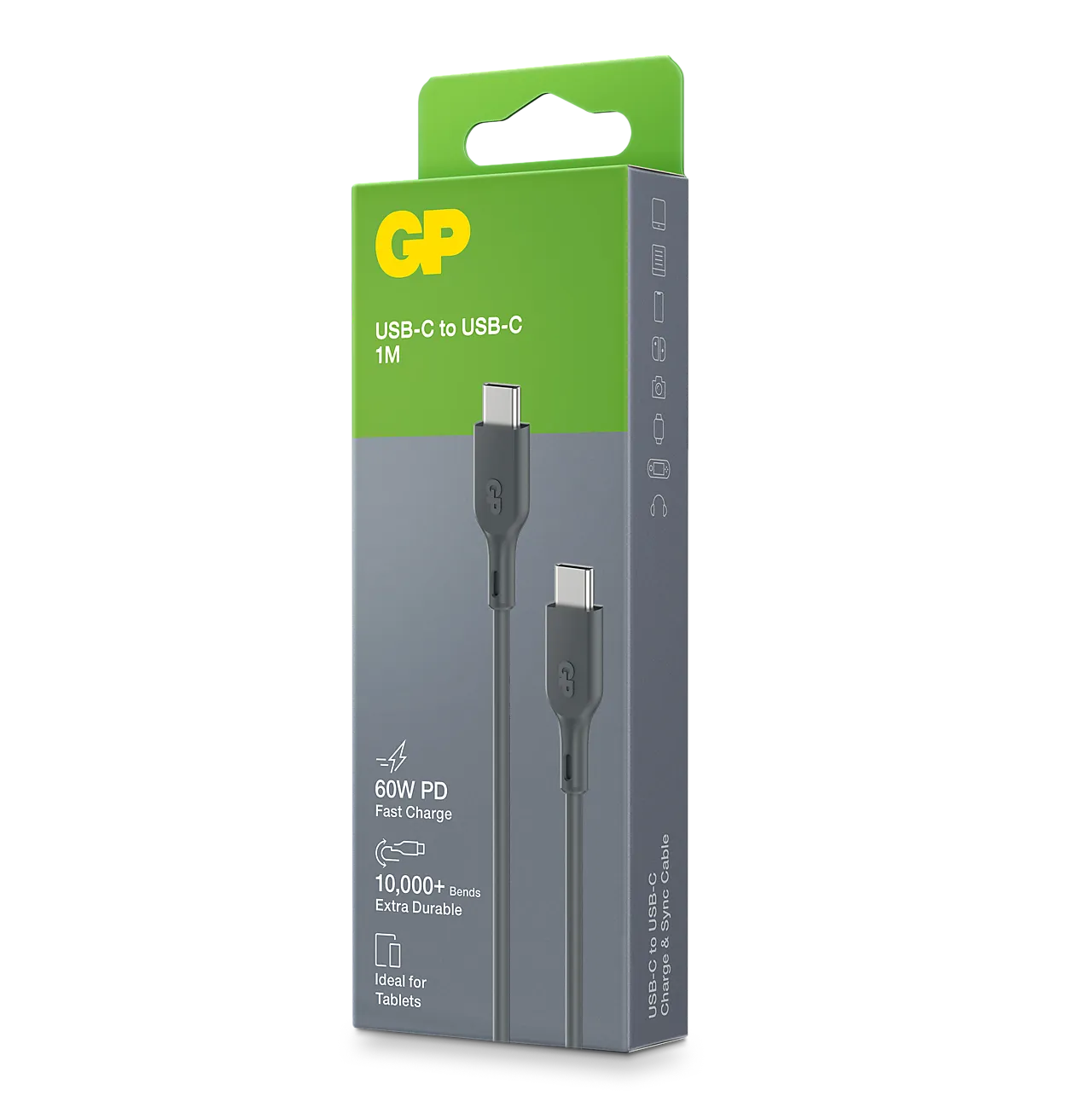 Kabel USB-C til USB-C 60W 1 meter null - null - 2 - Miniatyr