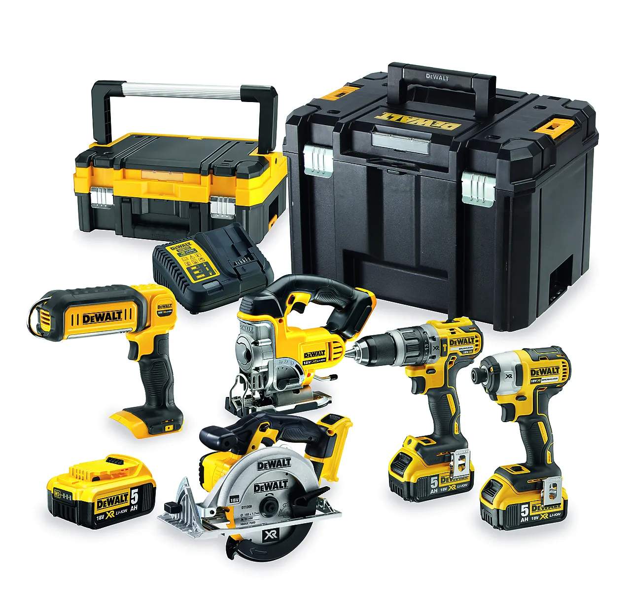 Dewalt Verktøysett 18V XR 5Ah DCK551P3T