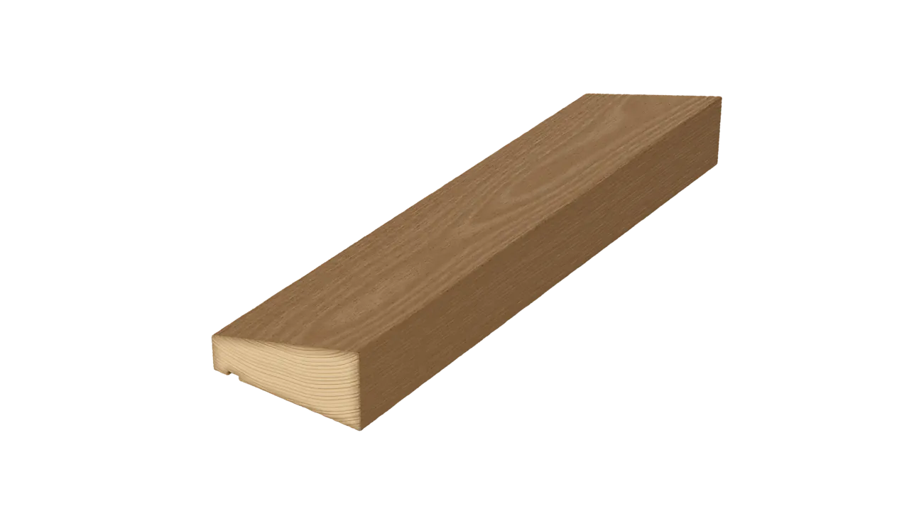 Marnar Bruk Royal furu 45x95 upigmentert, værgrå vannstokk