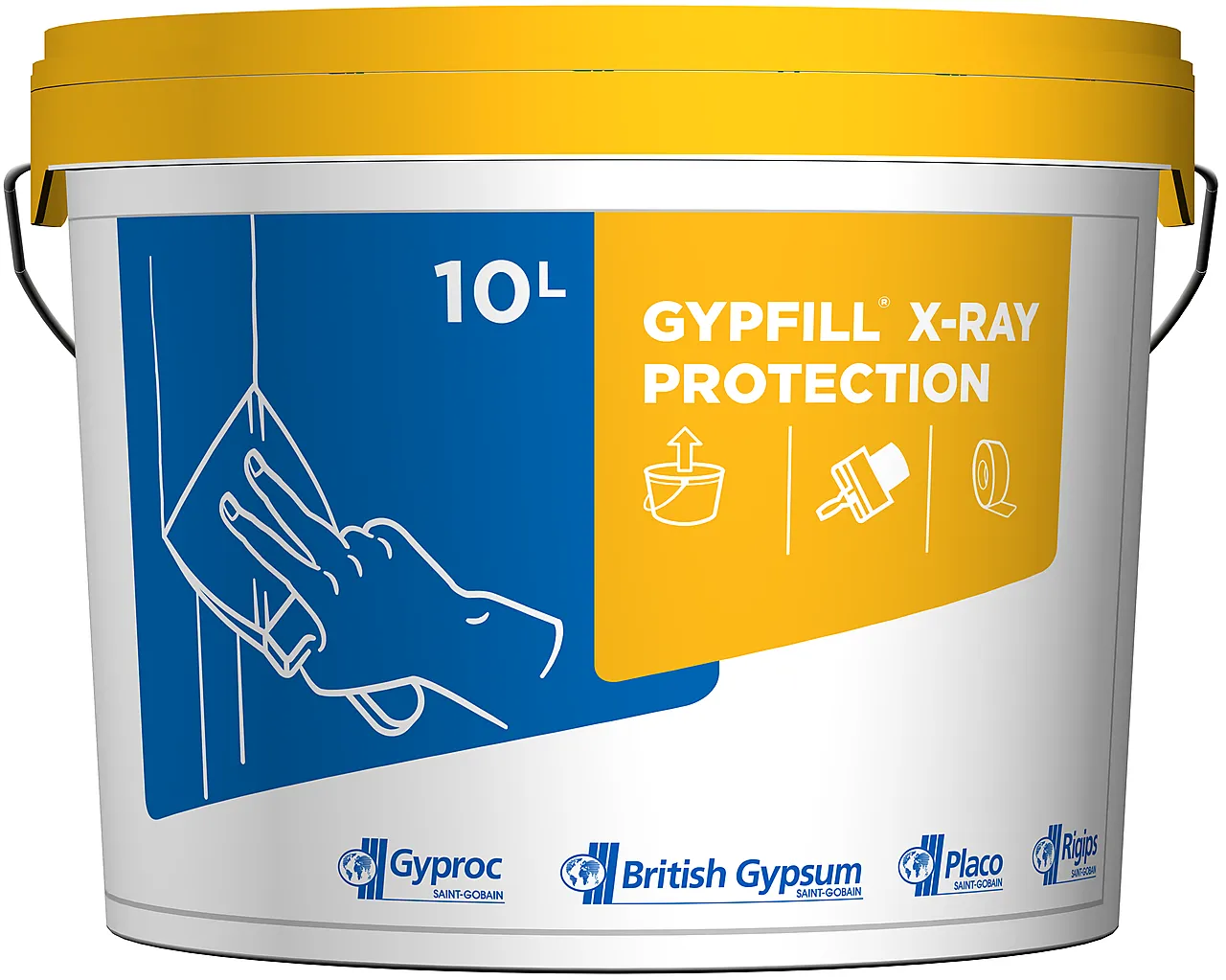 Sparkelmasse gypfill x-ray 10l