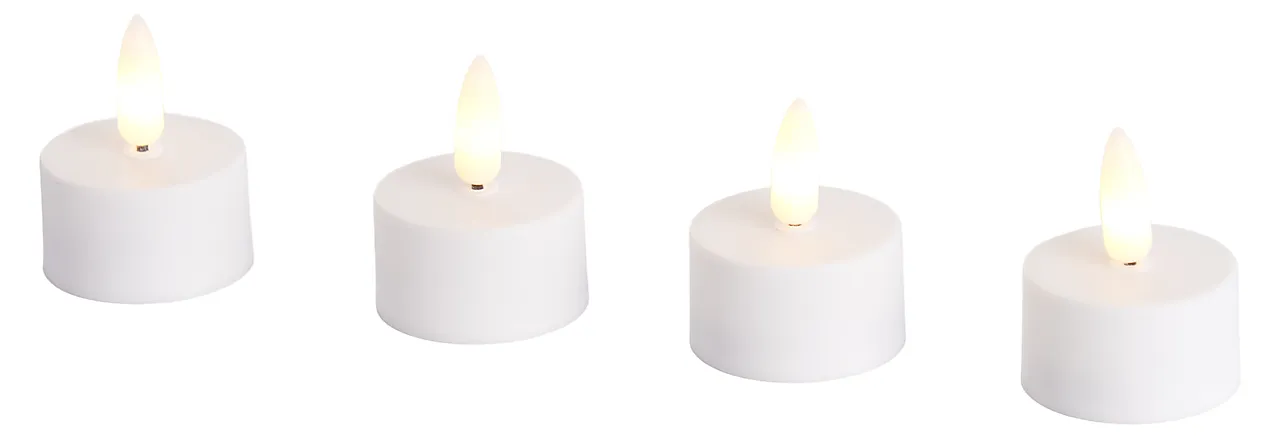 Telys 3D-LED flamme 4 stk null - null - 2 - Miniatyr