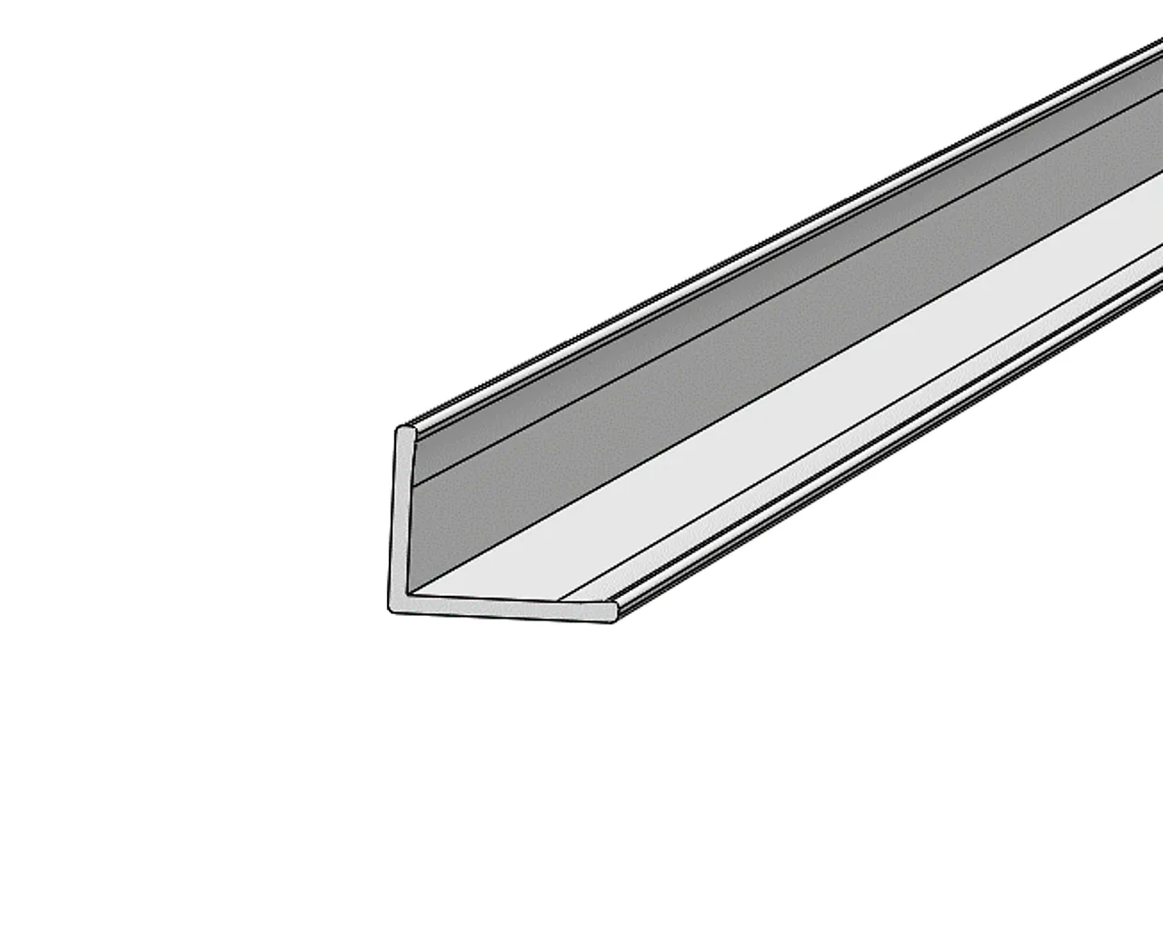 Smartpanel Kitchen L-Profil aluminium