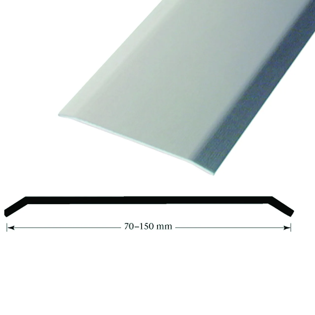 Terskellist polert aluminium