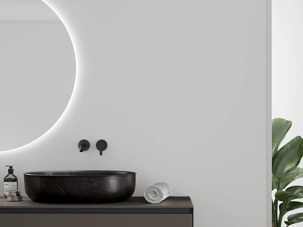 Baderomsplate hvit silke 10x620x2400 mm