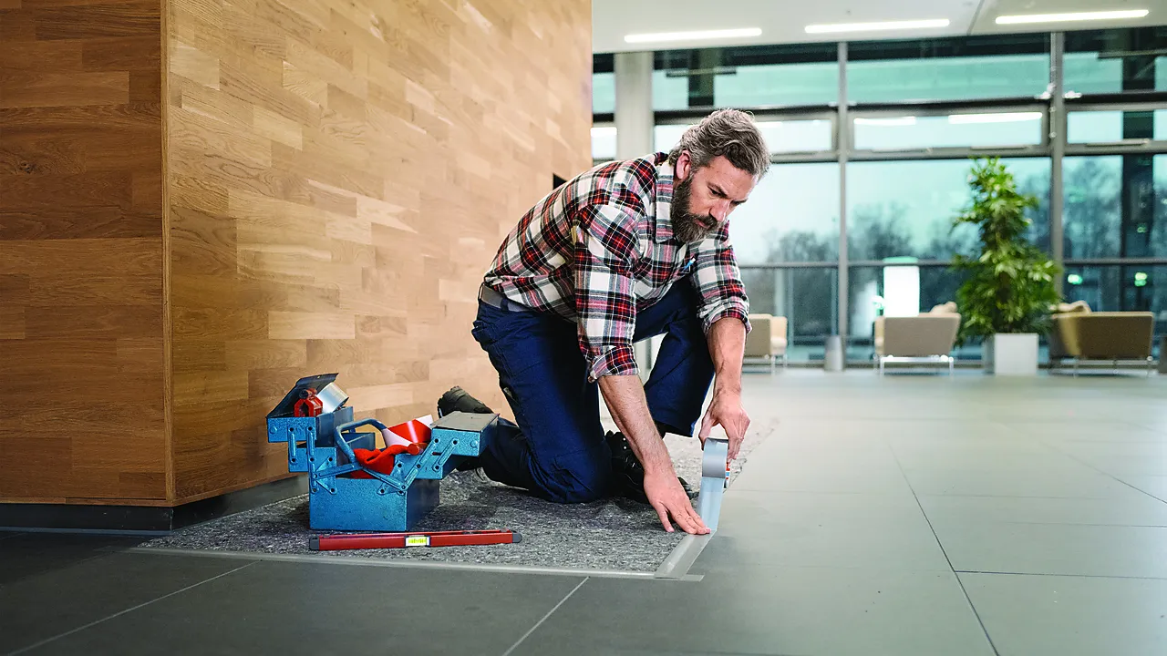 Tekstiltape lerret 50 mm x 50 meter sølv null - null - 3 - Miniatyr