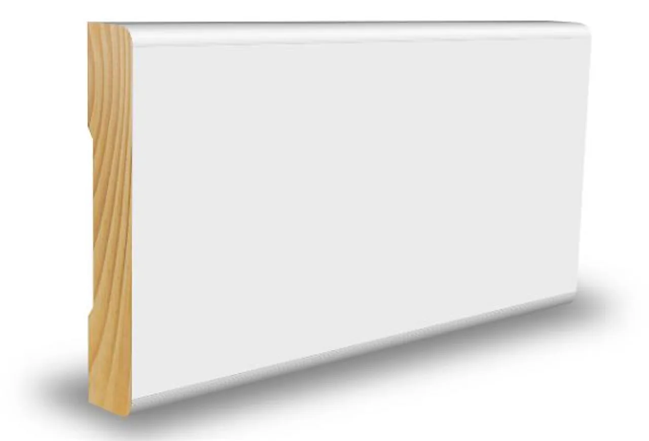 Dørsett 12x58 slett hvit hvitmalt - 2x220 - 1x110 - gerikt