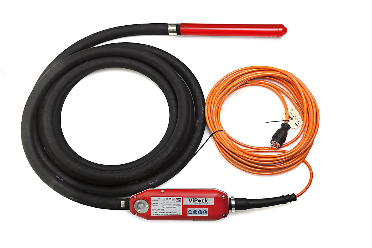 Betongvibrator høyfrekvens 38 mm 7 meter