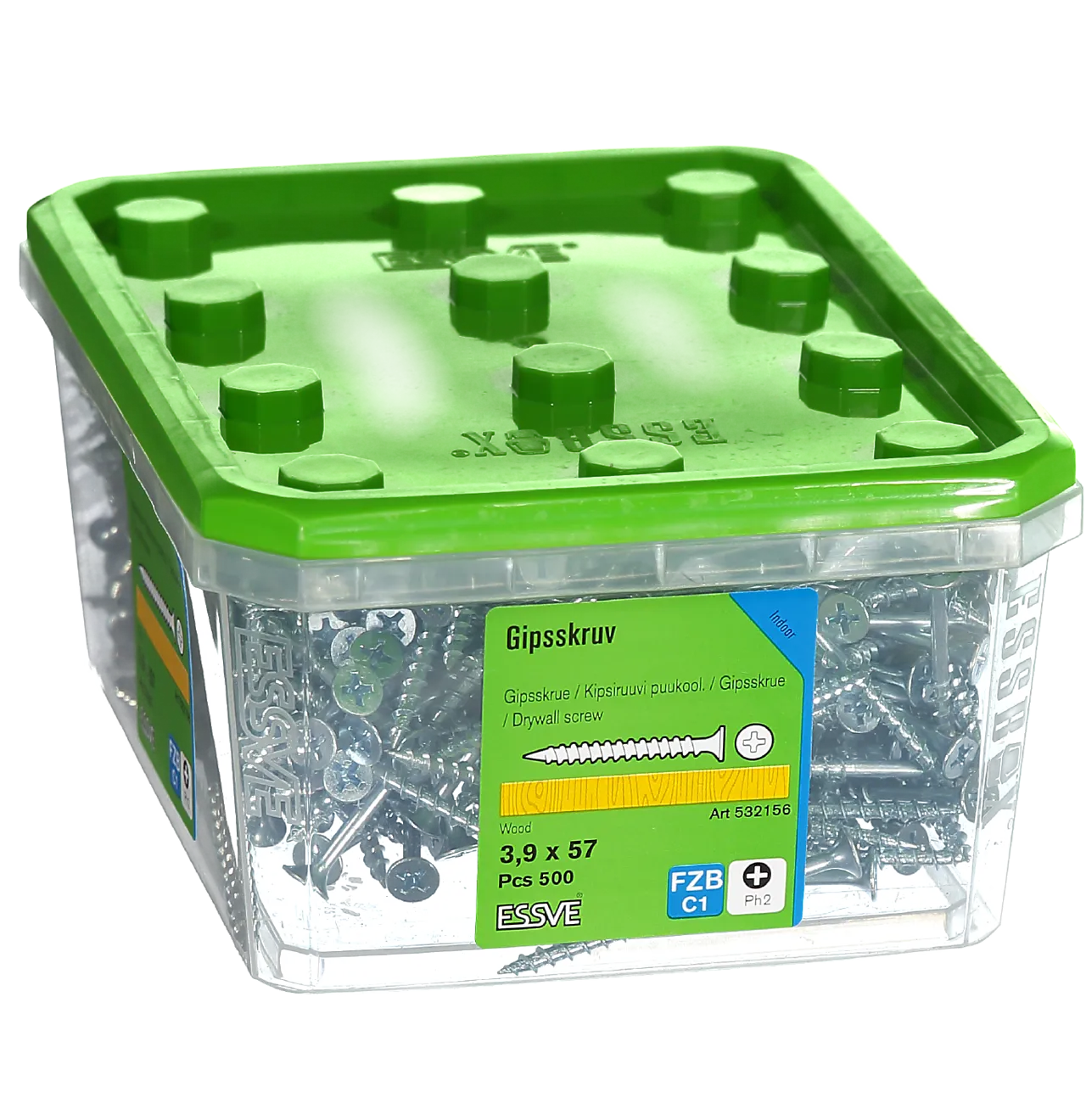 Gipsskruer senkhode 3,9 x 57 mm 500 stk null - null - 2 - Miniatyr