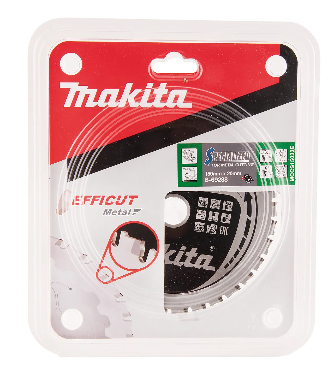 Sagblad sirkel til metall ø150 x 20 mm senterhull x 33 sagtenner null - null - 2 - Miniatyr