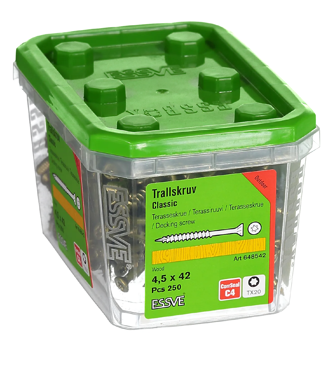 Terrasseskrue classic 4,5x42 250 stk null - null - 2 - Miniatyr