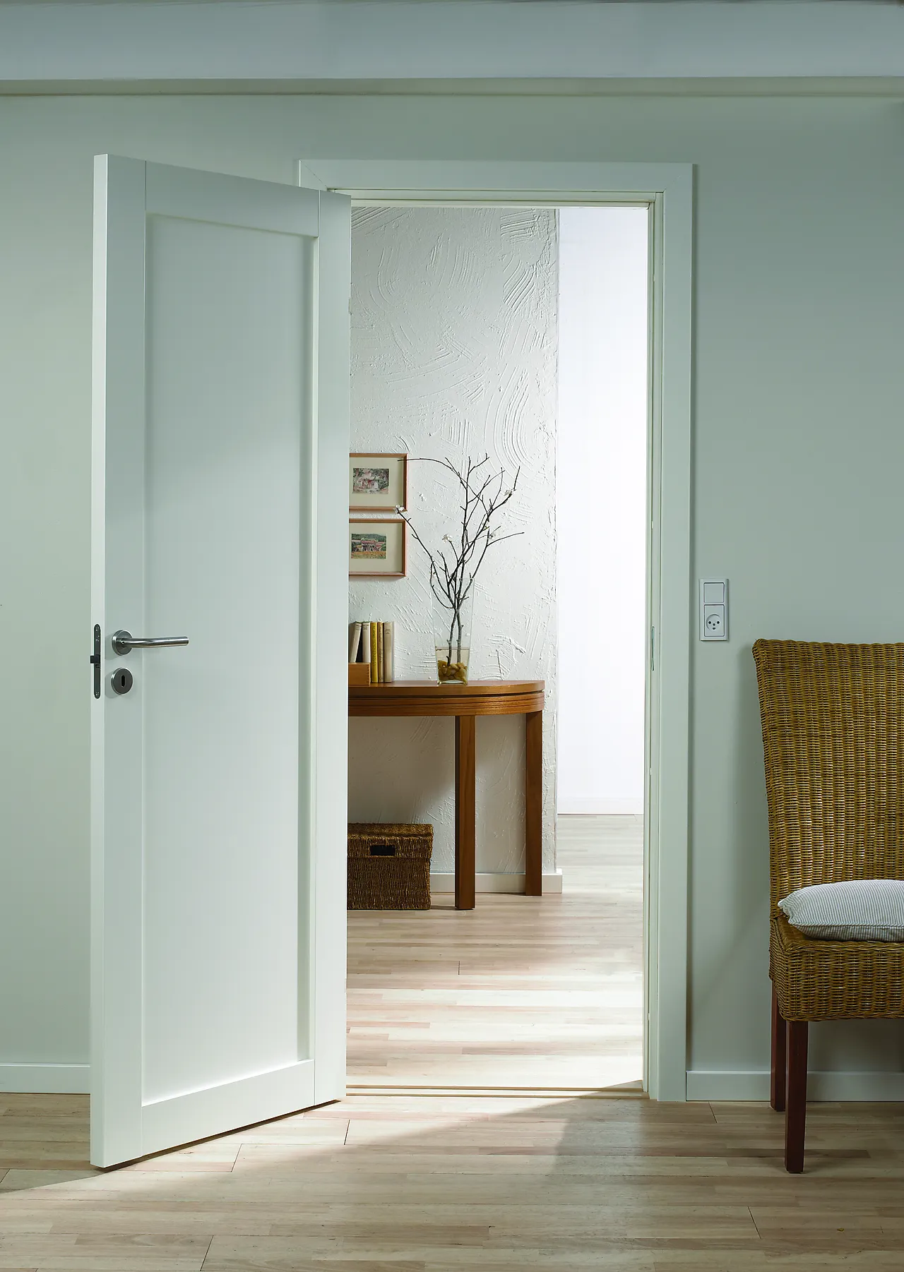 Dørbl purity 01l 7x21 hvit foliert fyllingsdør 1 speil null - null - 3 - Miniatyr