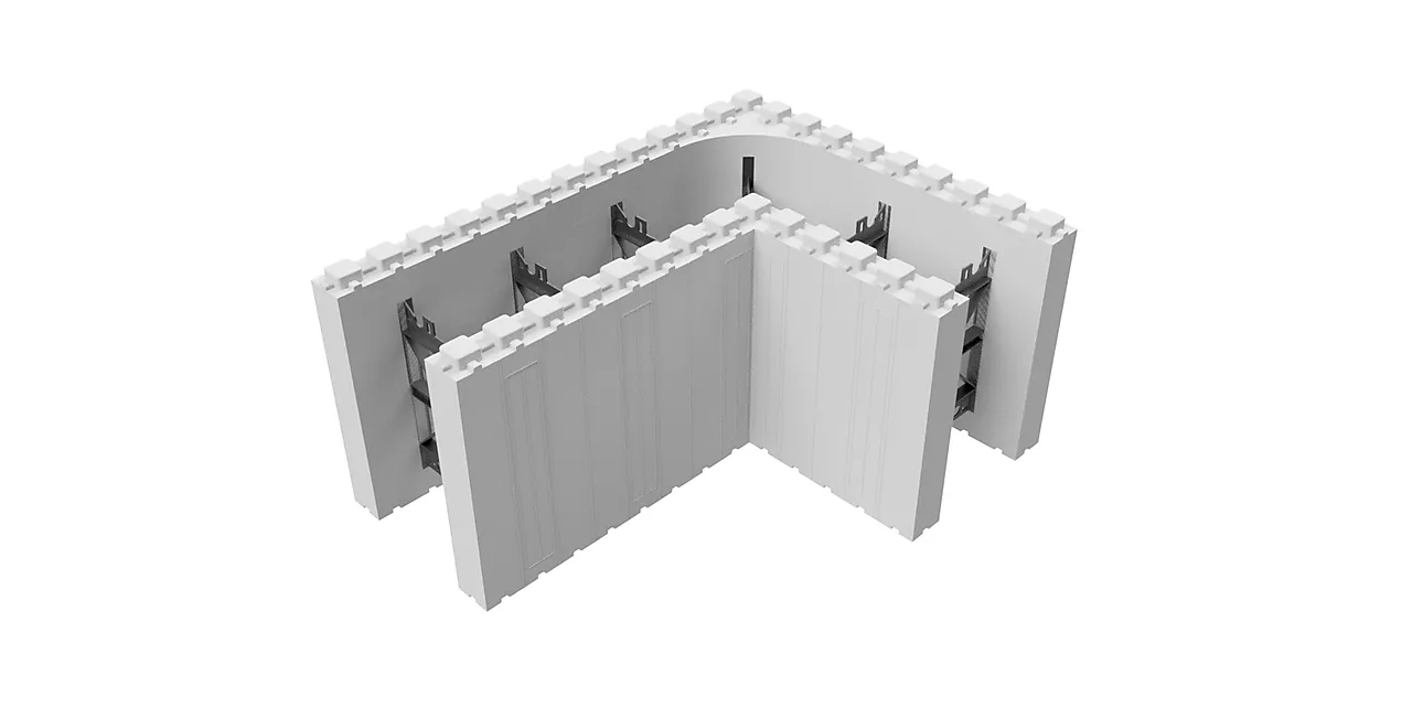 Thermomur 250x  hjørne høyre b500xh300xl650