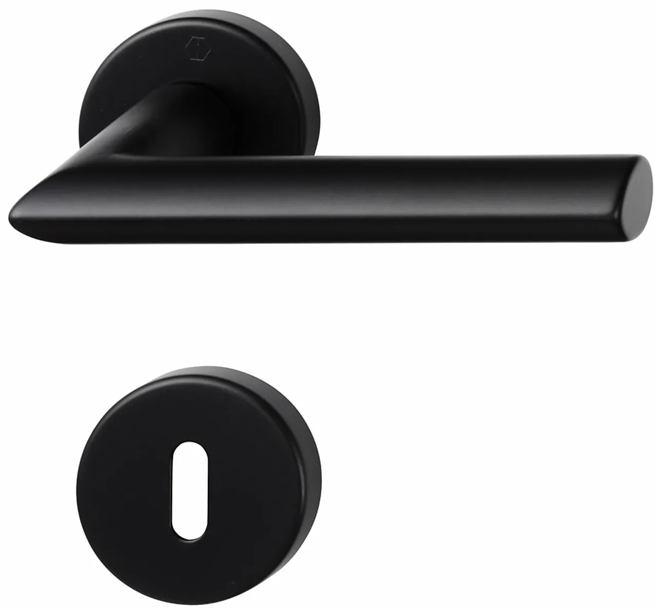 Vrider dør stocholm black matt dørvrider svart matt