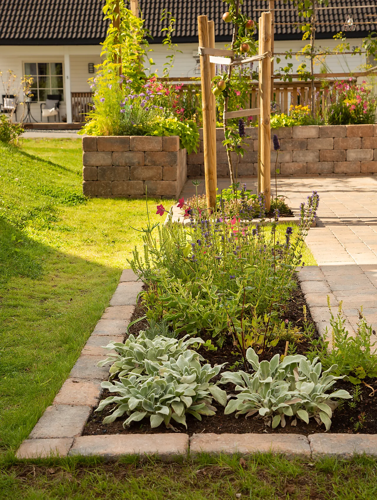 Belegningsstein Herregård 1/2 brunmix 10x13,5x6 cm null - 10x13,5x6 - 3 - Miniatyr