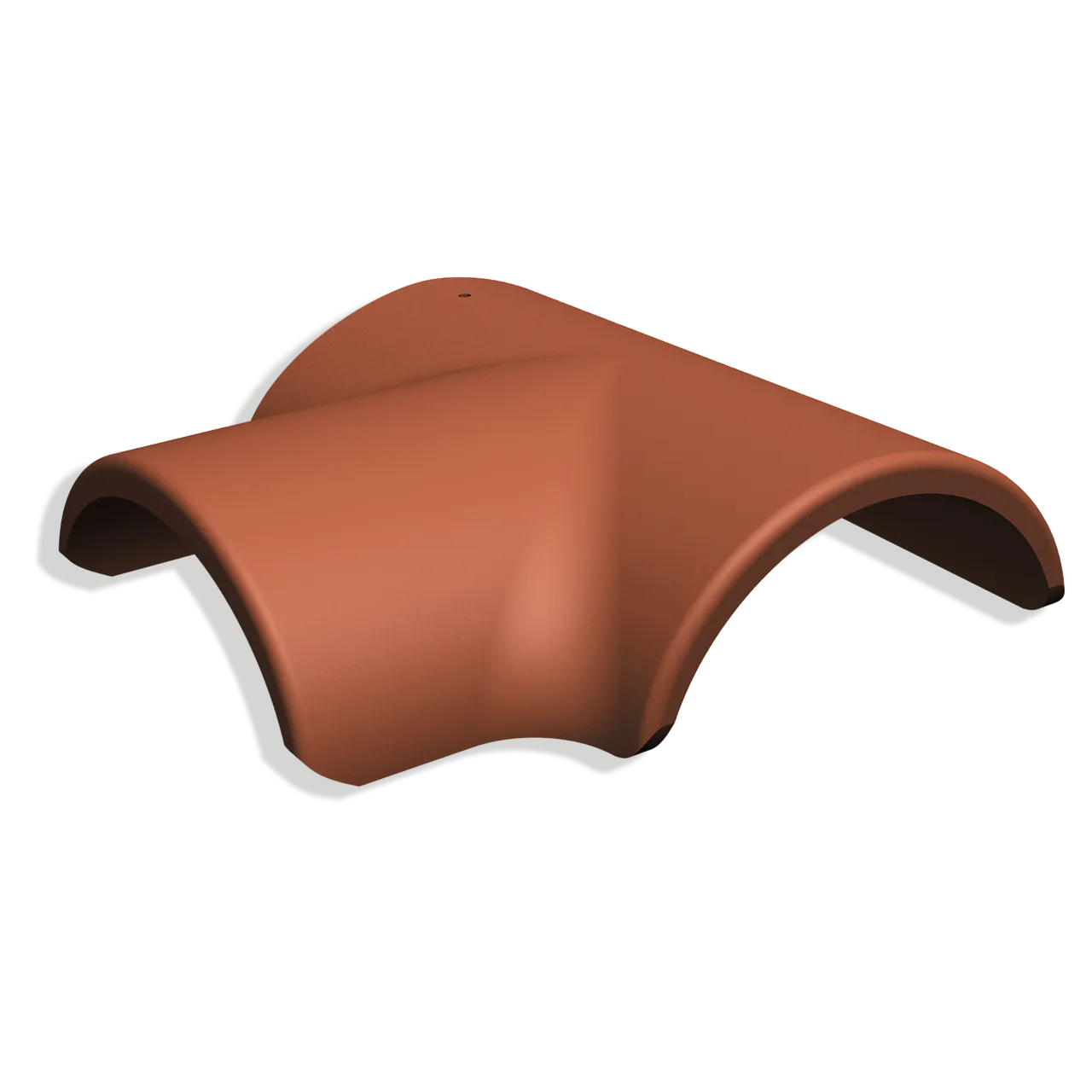 T-møne begynnelse benderit rød matt T-møne begynnelse benderit rød matt