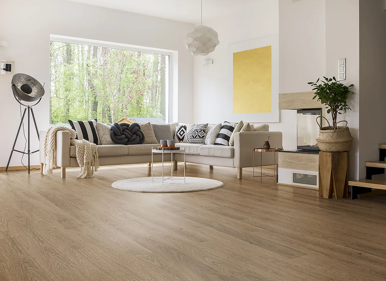 OpusEco Hybridgulv 1-stav Kjerag mørk eik null - null - 2 - Miniatyr