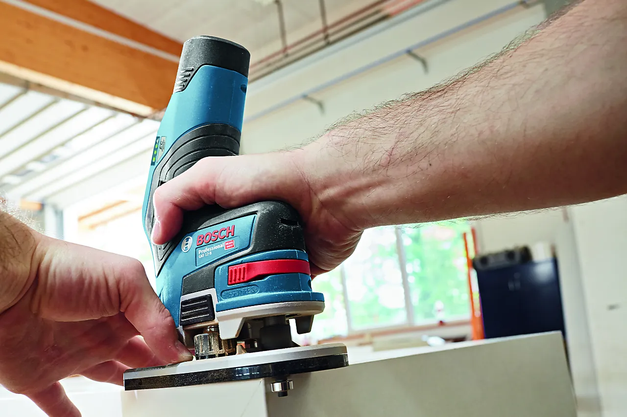 Kantfreser GKF 12V-8 u/ batteri null - null - 2 - Miniatyr