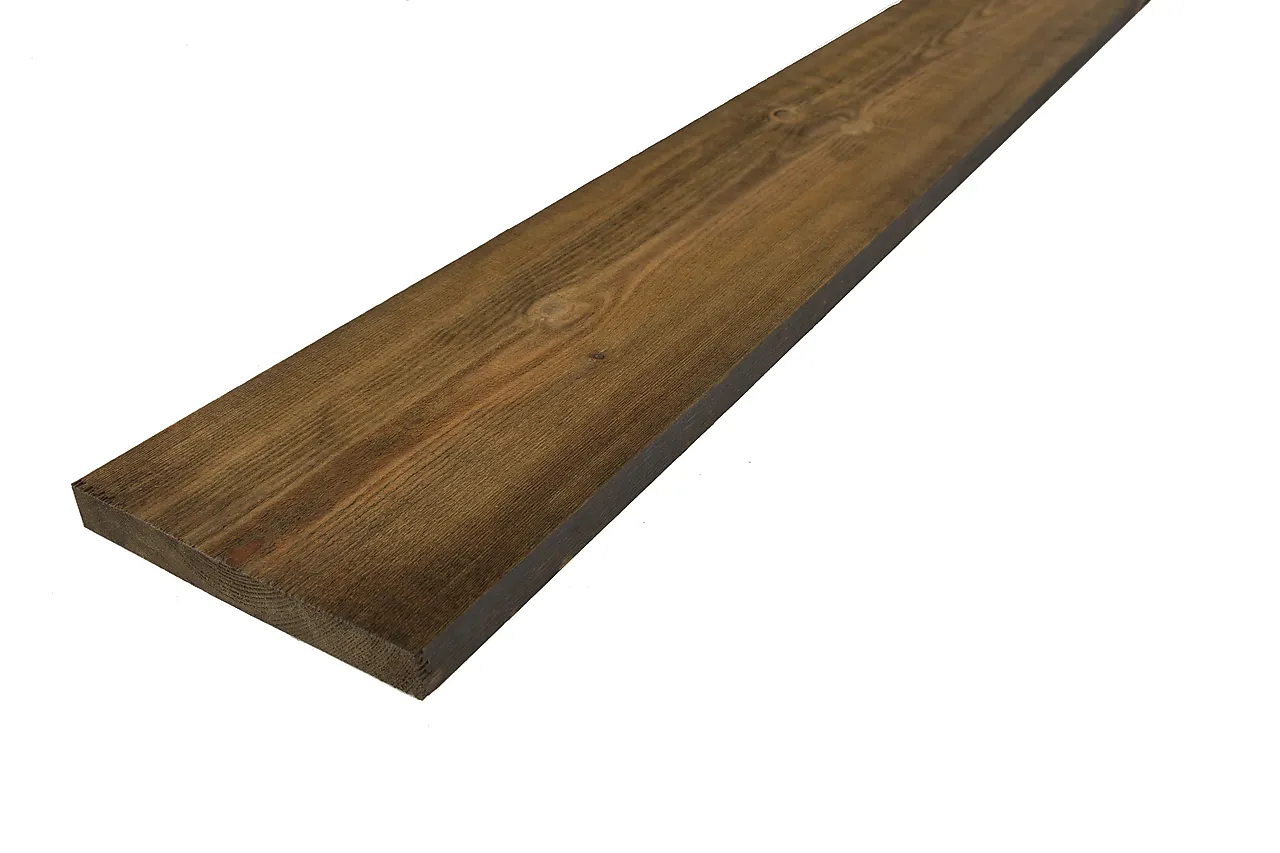 Kledning rektangulær furu 22x173 mm brun null - null - 2 - Miniatyr