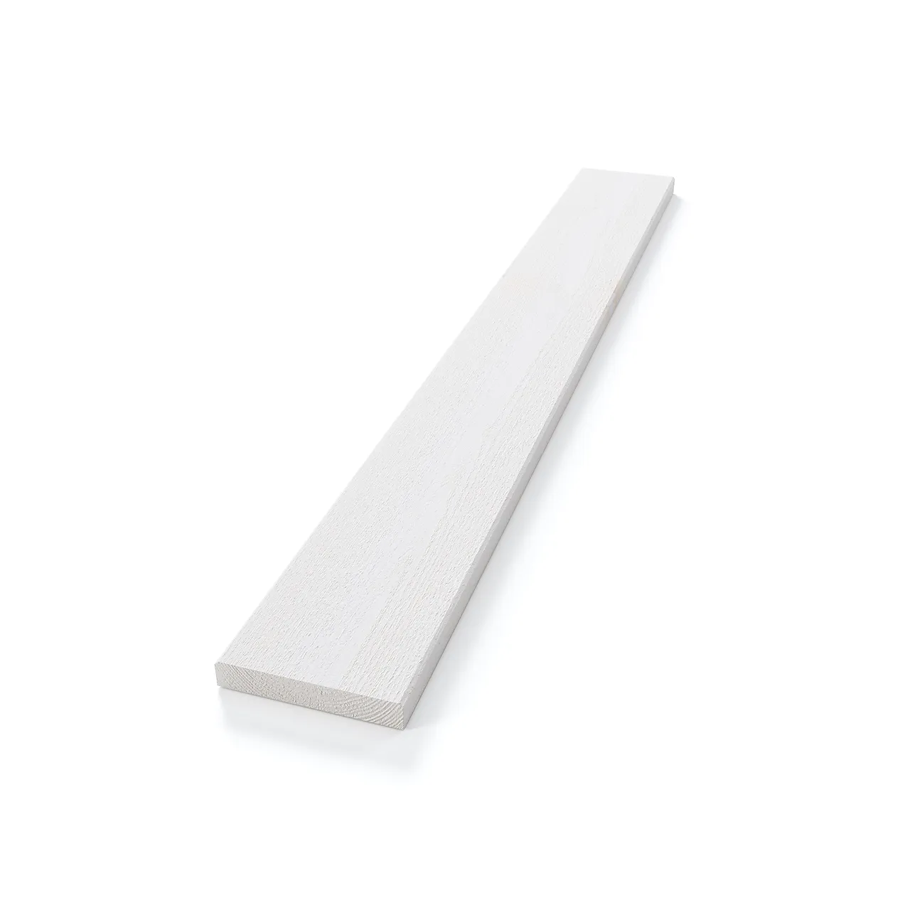 Rektangulær kledning gran grunnet 16x98x4800 mm hvit null - null - 2 - Miniatyr