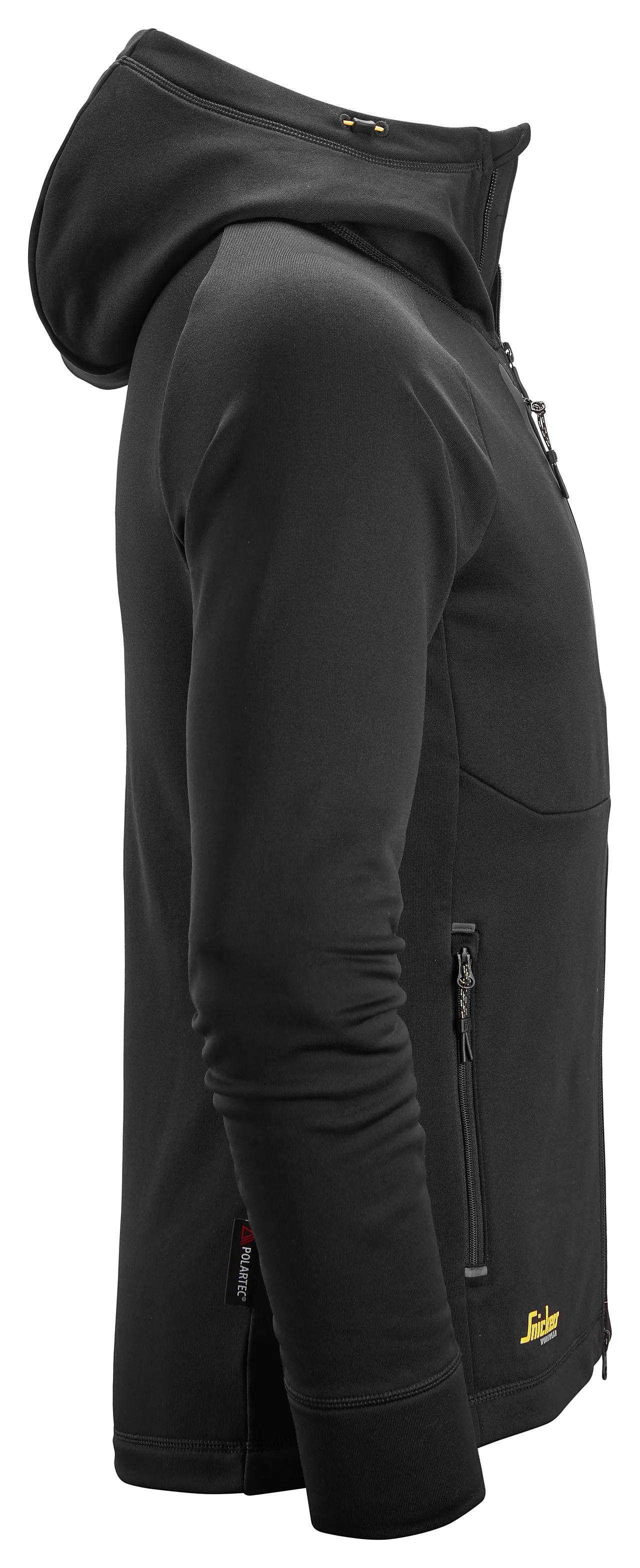 Jakke 8026 m/hette sort L null - L - 3 - Miniatyr