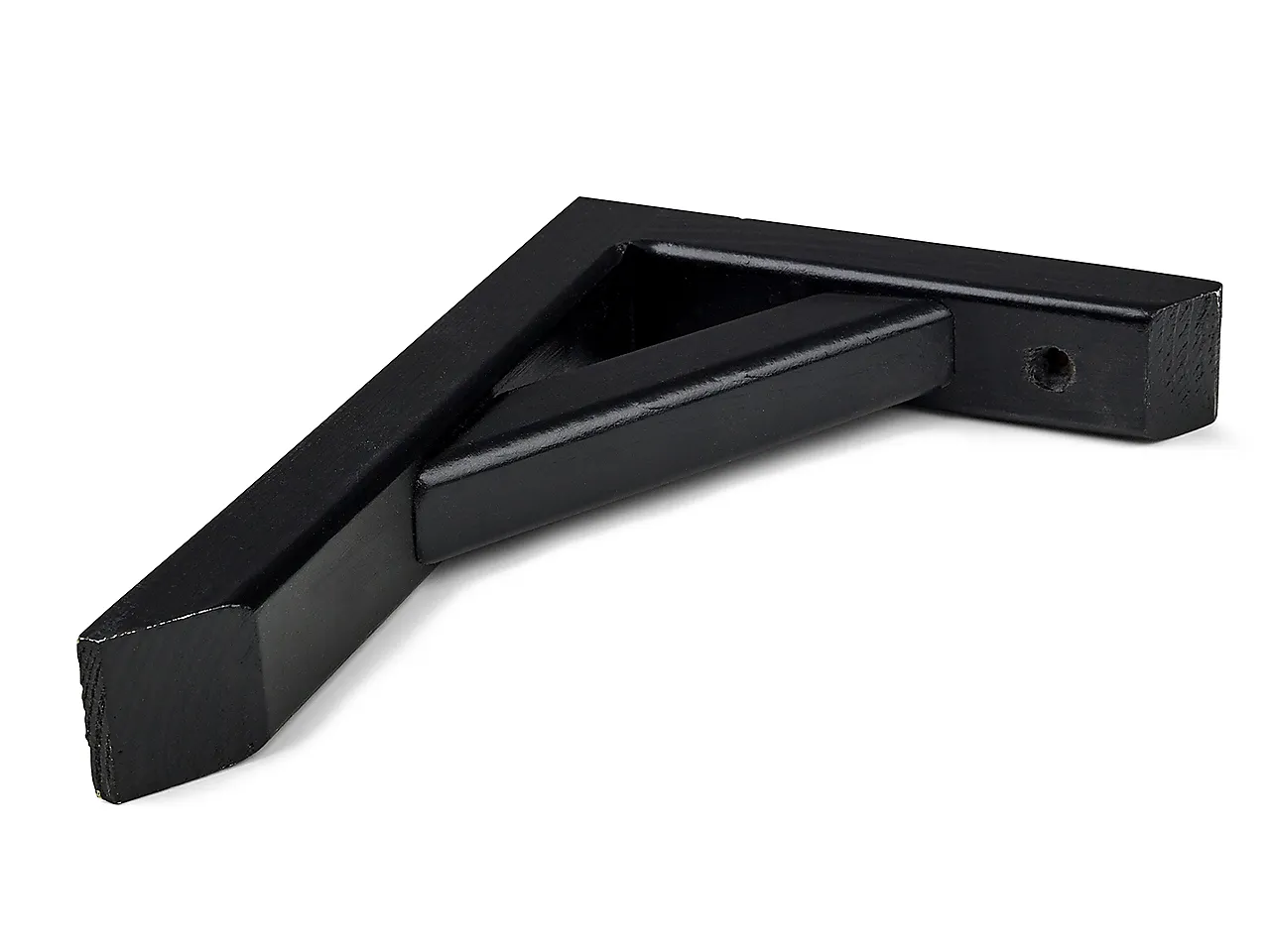 Hyllevinkel 300 180x265 mm sort maks belastning 30 kg