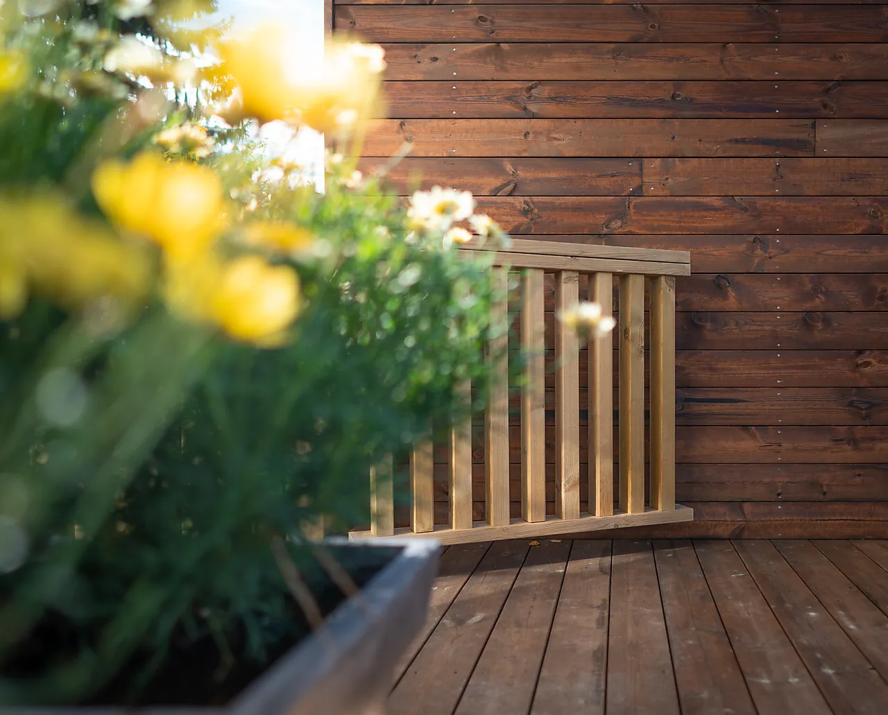 Terrassebord royalimpregnert brun furu 28x120x3900 mm null - 28x120 - 2 - Miniatyr