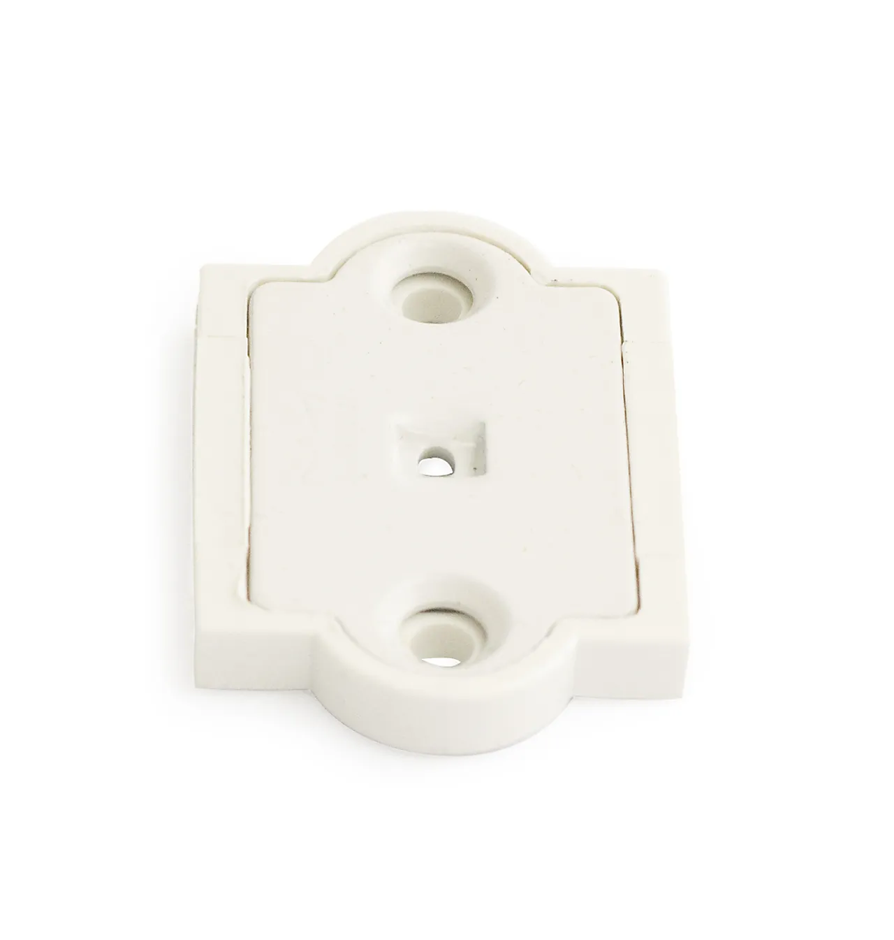 Festeplate 50 x 47 mm hvit 2 stk