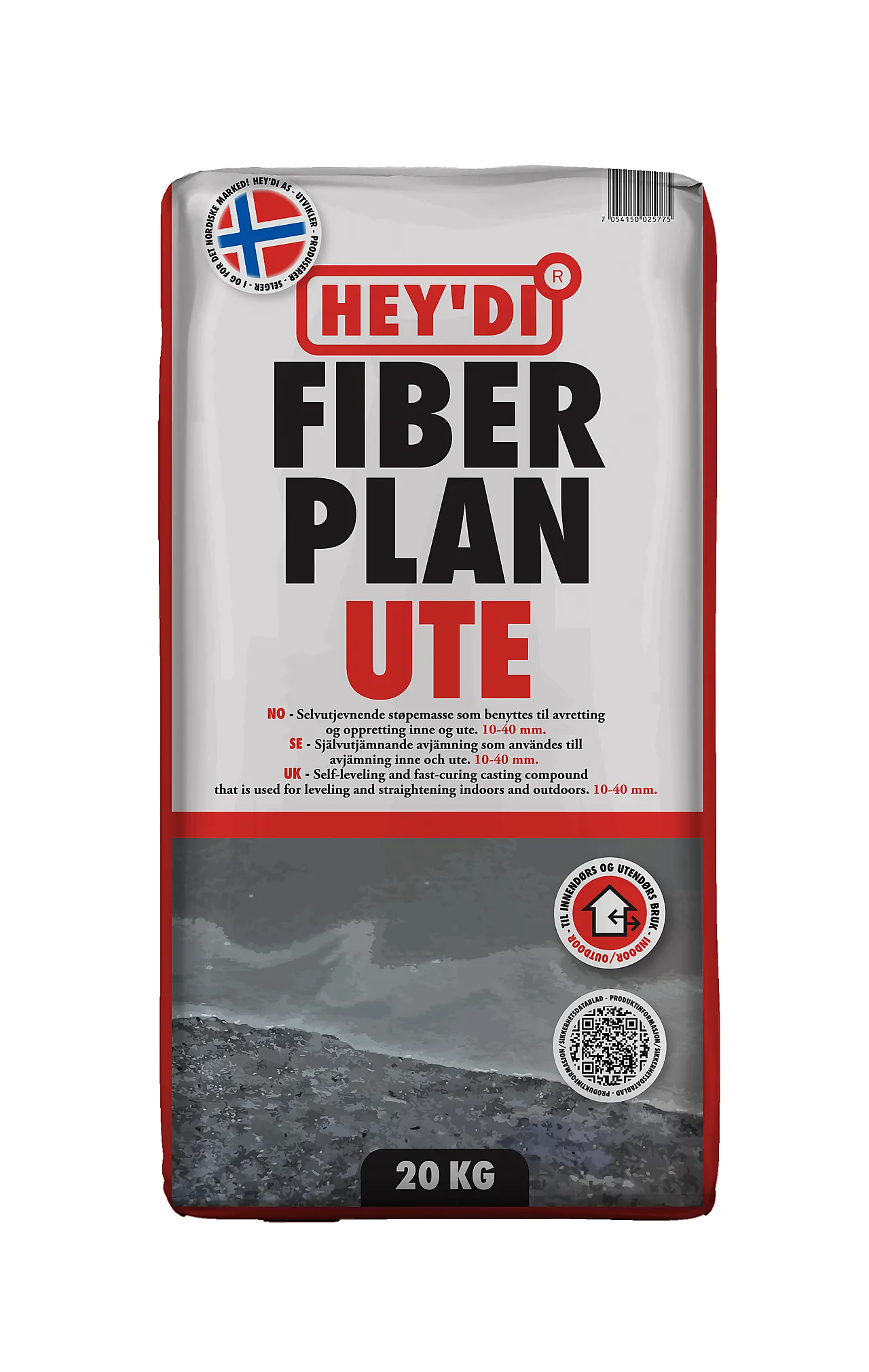 Heydi fiberplan ute 20 kg