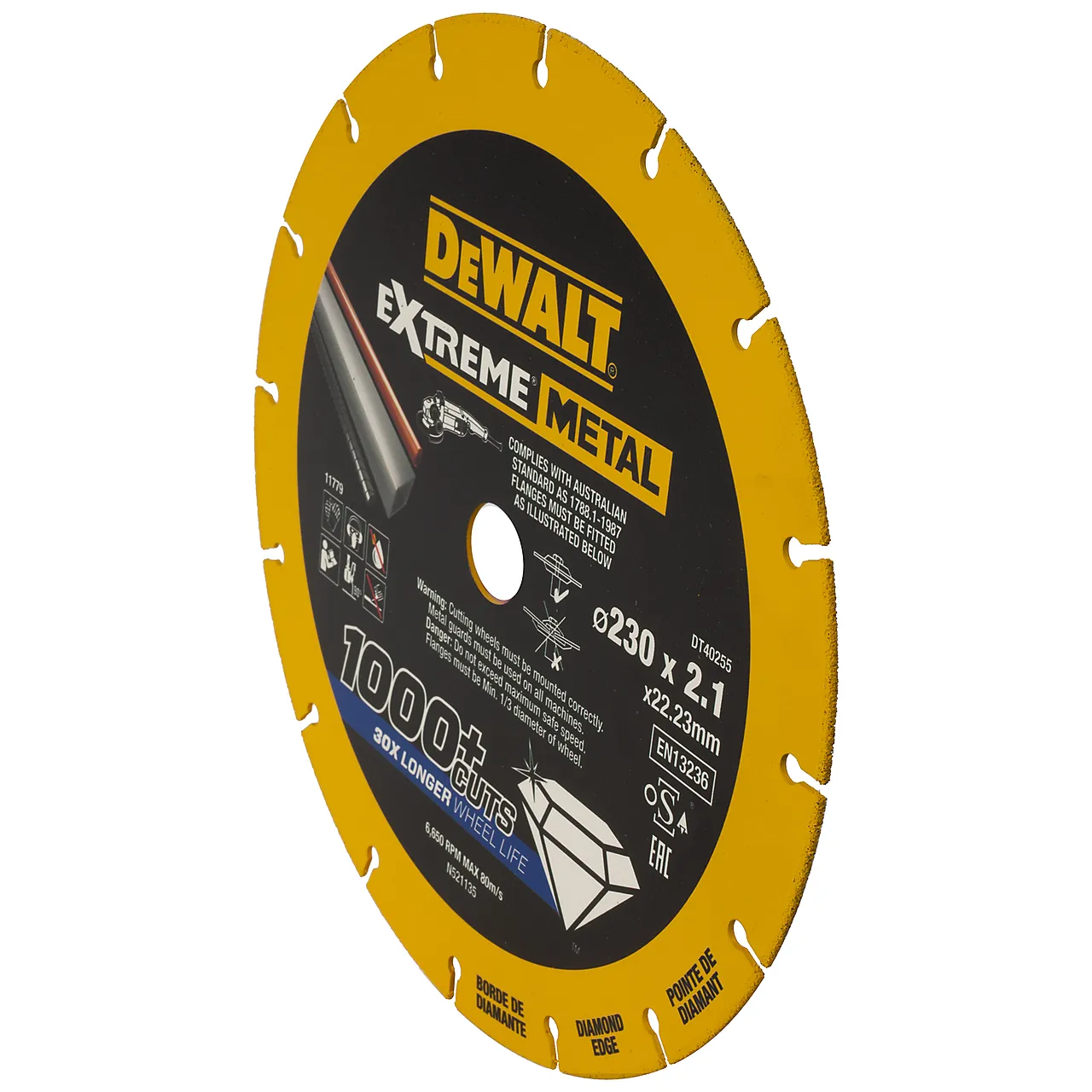 Diamantskive DT40255, 230x22, 23x1,3 mm null - null - 2 - Miniatyr