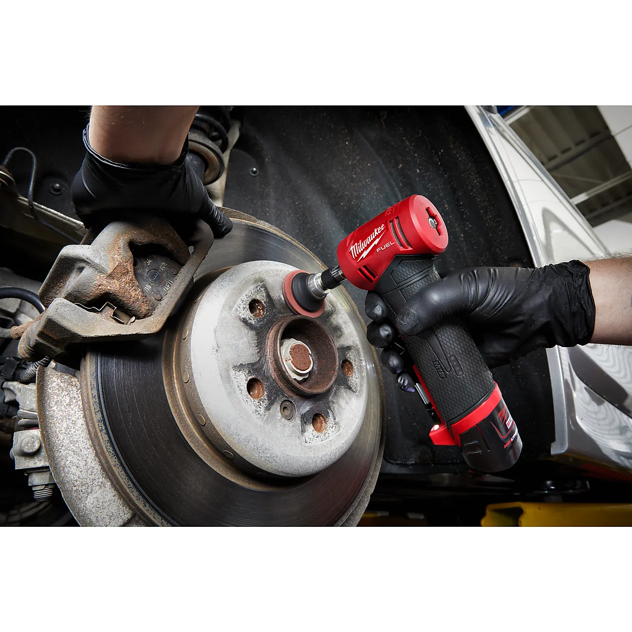 Slipemaskin rett vinkel M12 uten batteri og lader null - null - 3 - Miniatyr