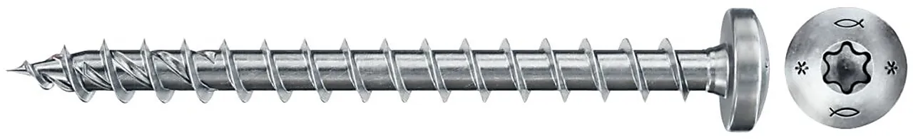 Treskrue FPF II PT 4,5x25 mm BZ BK 20 stk null - 4,5x25 mm - 2 - Miniatyr