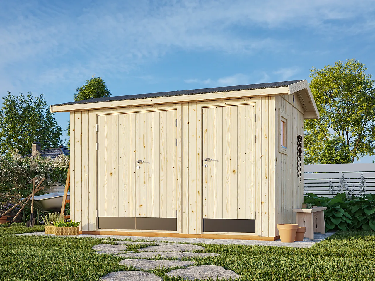 Redskapsbod Olaf 14,9 m² null - null - 2 - Miniatyr