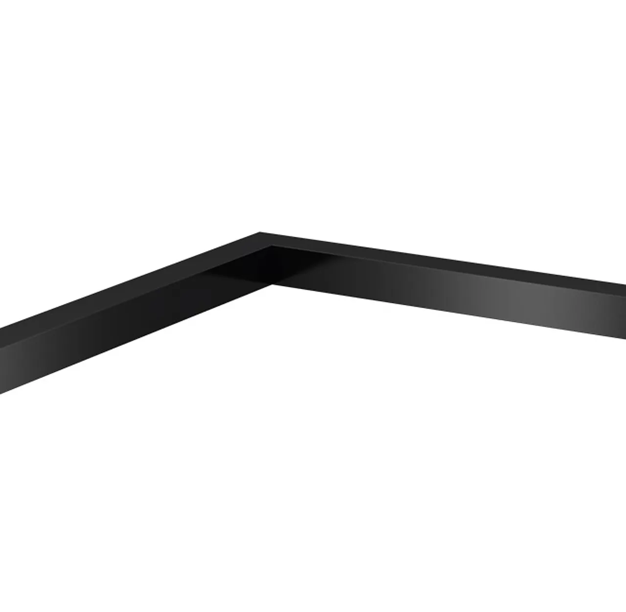 Hjørne 90° håndlløper sort aluminium 20x22 mm Hjørne 90° håndlløper sort aluminium 20x22 mm