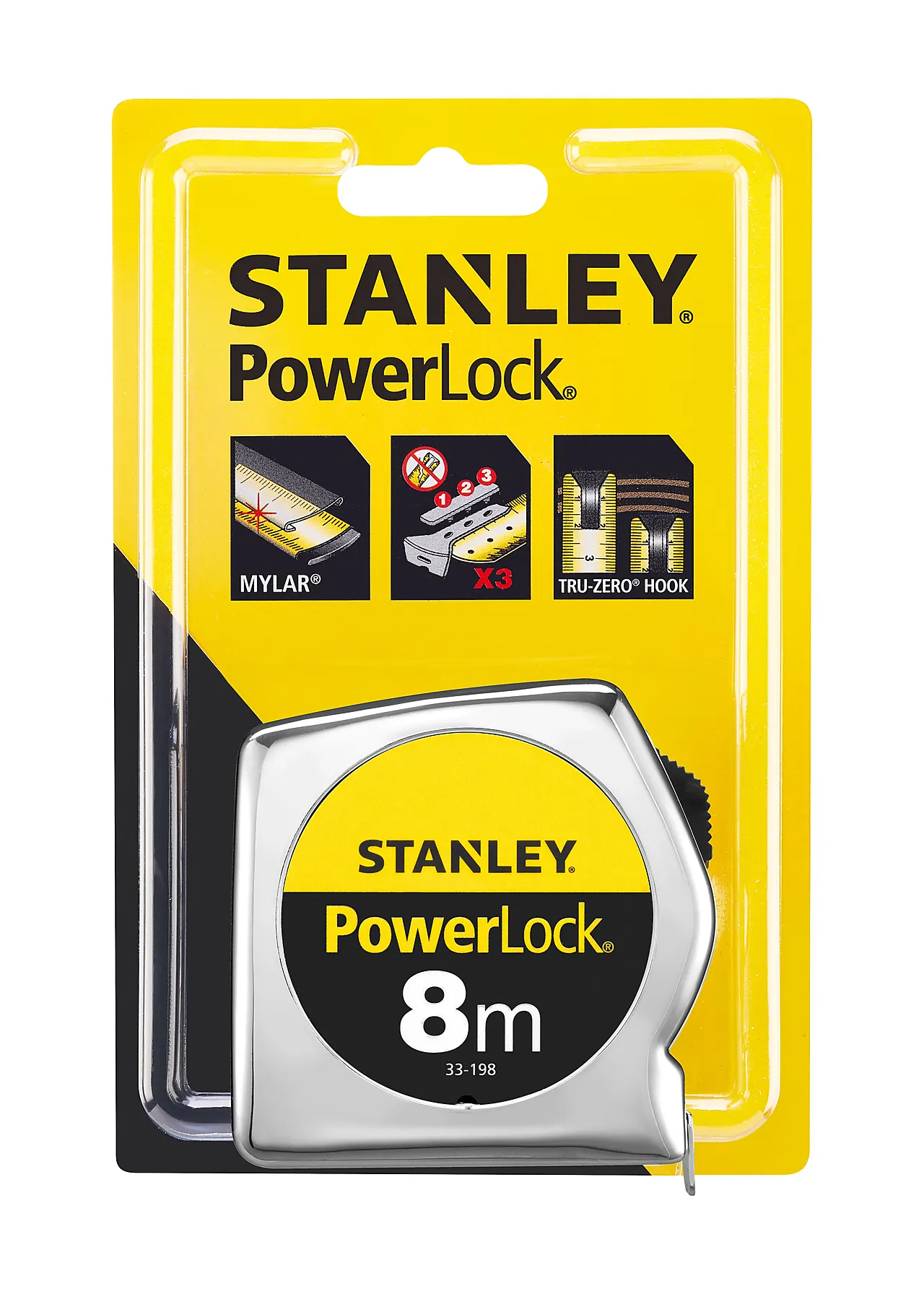 Målebånd Powerlock 0-33-198 8 m Målebånd Powerlock 0-33-198 8 m