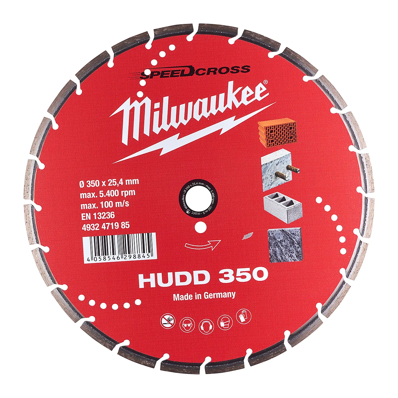 Milwaukee diamantskive 350mm
