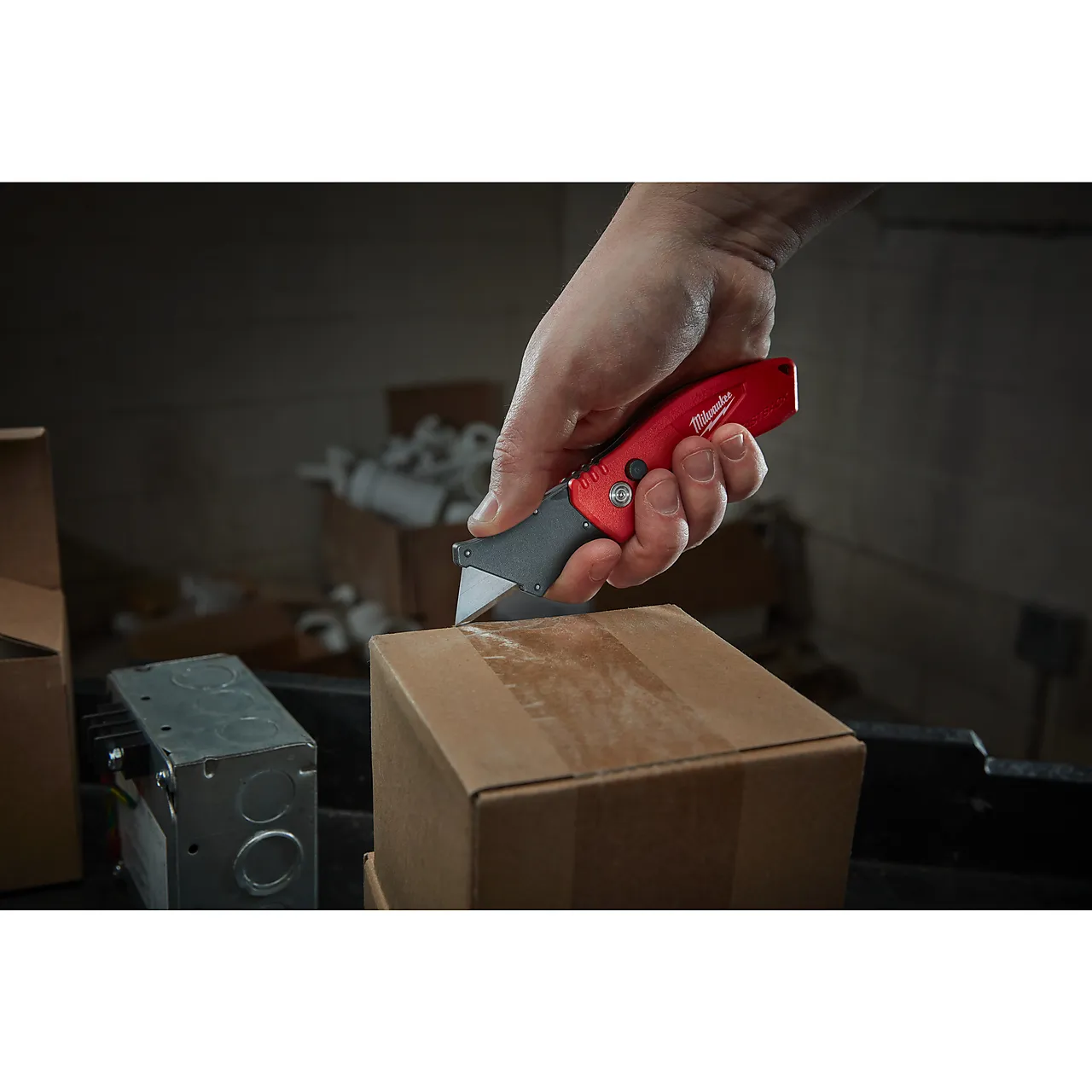 Foldekniv kompakt med integrert kutteblad null - null - 2 - Miniatyr