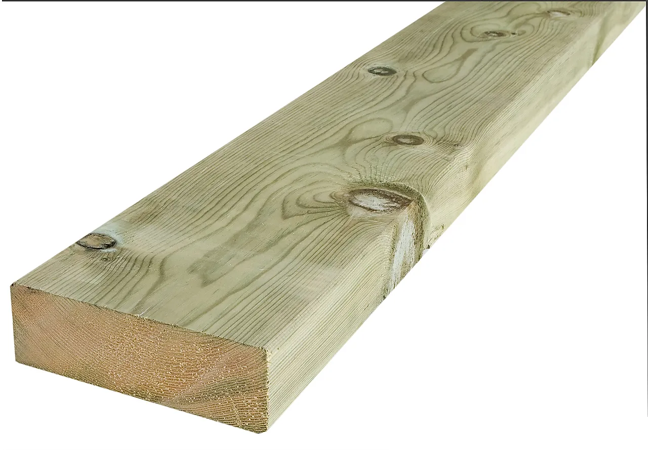 Konstruksjonsvirke C24 impregnert furu 36x123 mm Konstruksjonsvirke C24 impregnert furu 36x123 mm