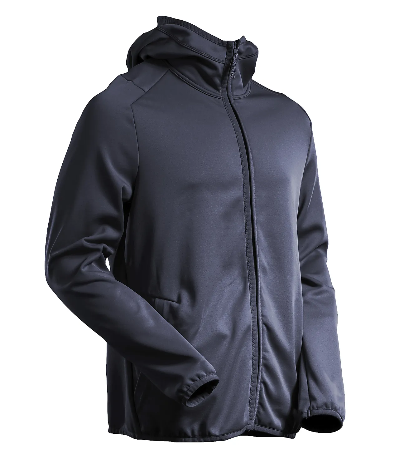 Jakke 22586 marine l med hette