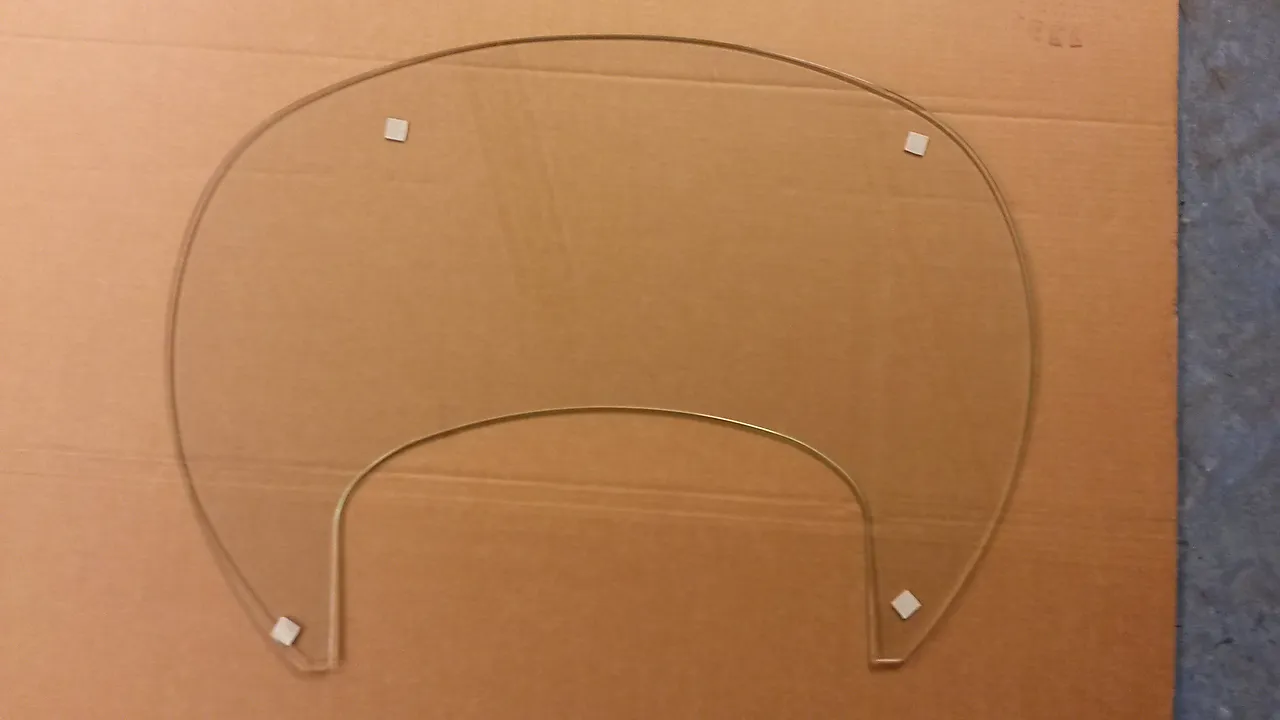 Gulvplate glass klar