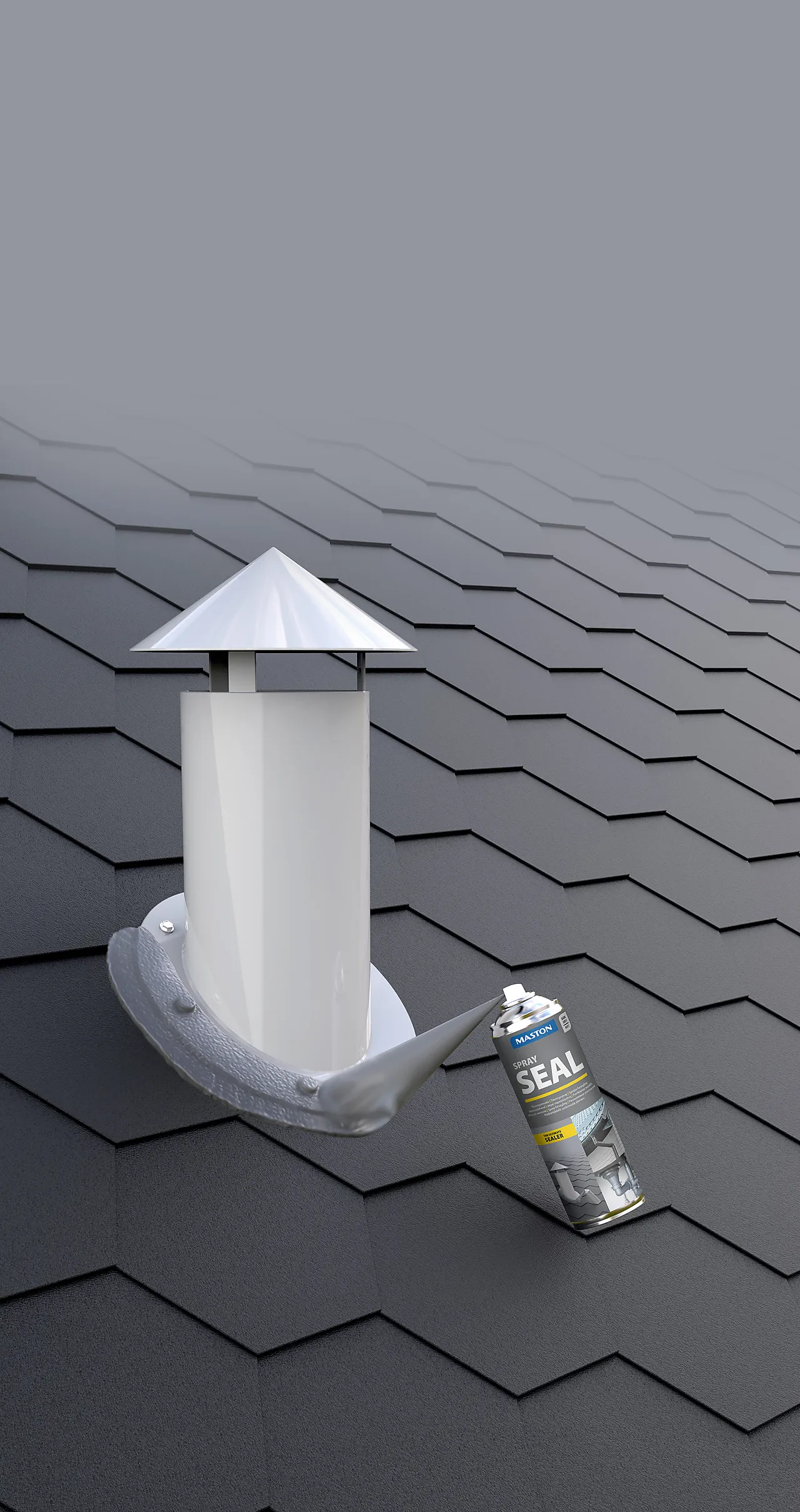 Fugemasse Spray Seal 500 ml mørk grå null - null - 2 - Miniatyr