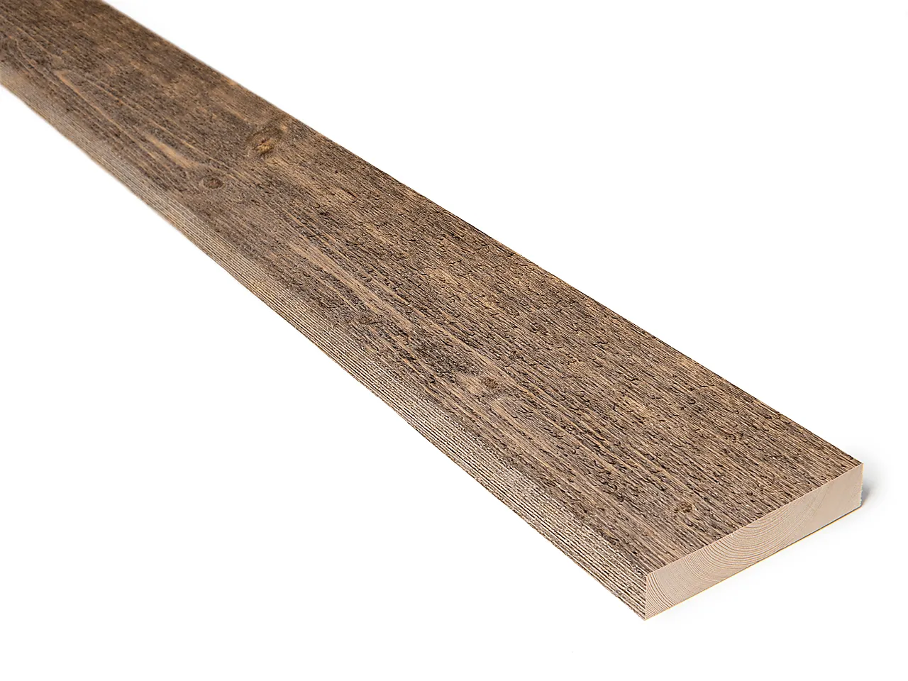Gran 19x098   edelbrun kald kledning rektangulær behubehandlet