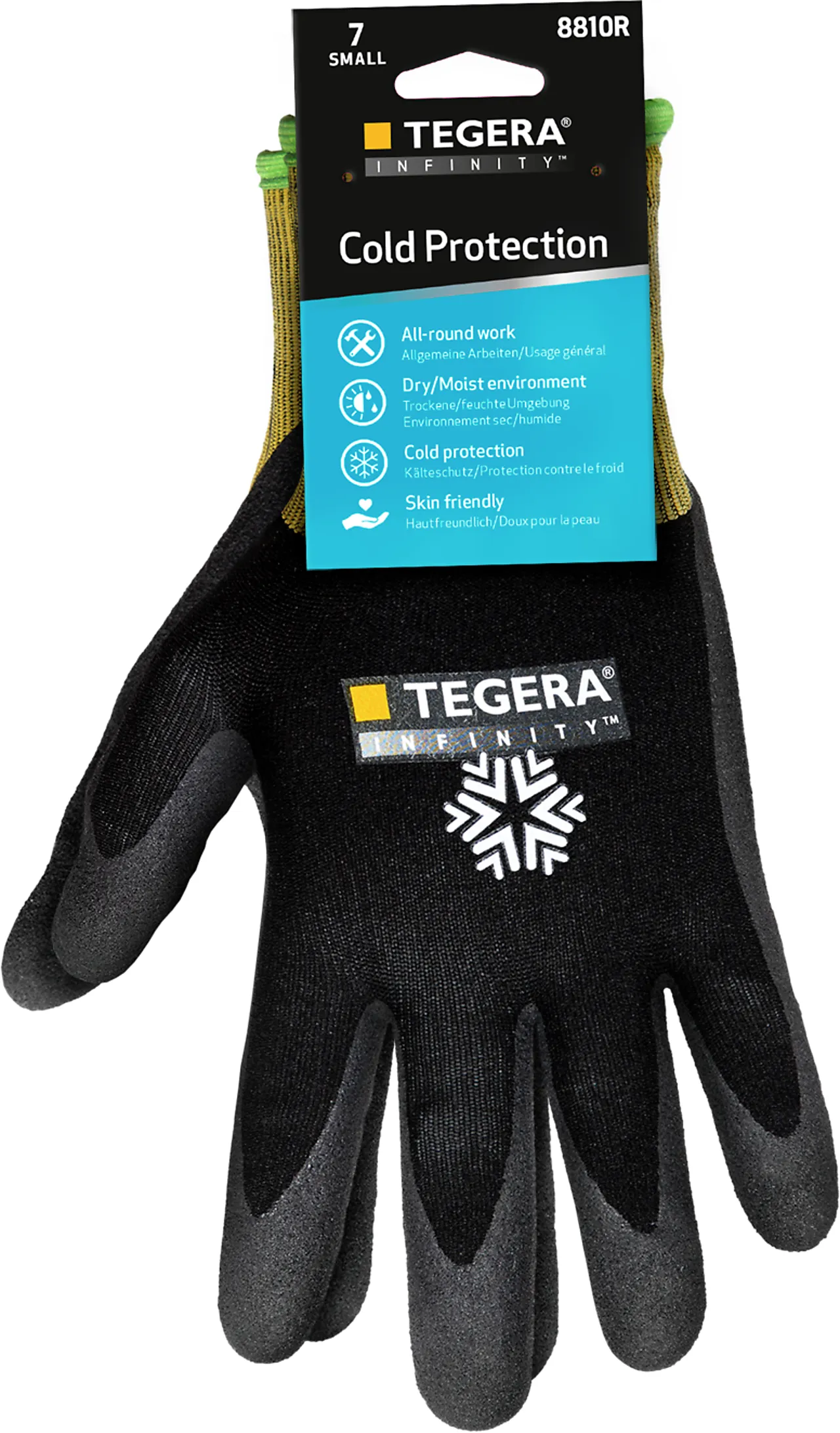 Tegera 8810R arbeidshanske str 10 null - 10 - 3 - Miniatyr