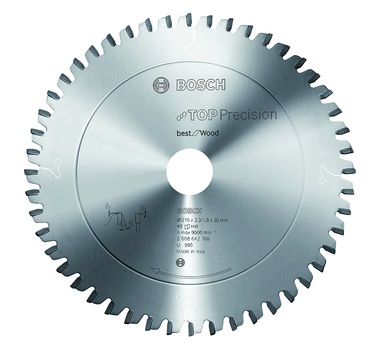 Sirkelsagblad best for wood ø 254x2,3x30 mm 60 tenner Sirkelsagblad best for wood ø 254x2,3x30 mm 60 tenner