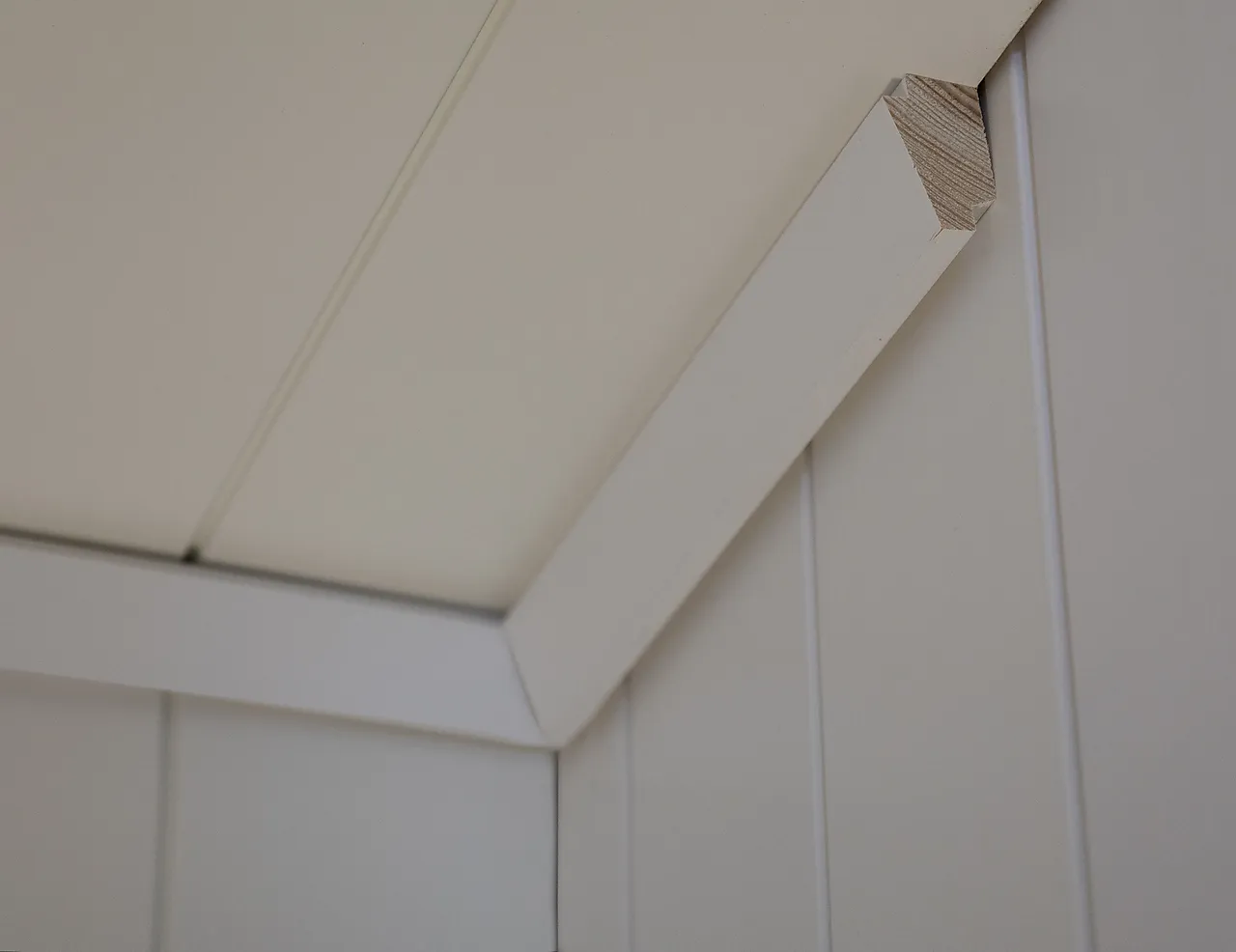 Taklist furu dobbelskygge hvit bomull S0502-Y 21x45x4400 mm null - null - 2 - Miniatyr