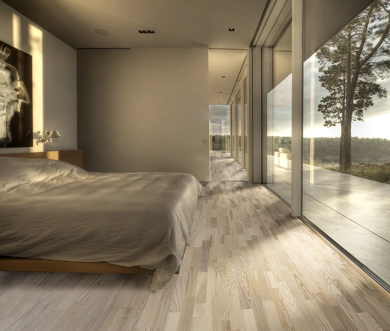 Kährs parkett Ask Skagen matt hvitpigmentert null - null - 3 - Miniatyr